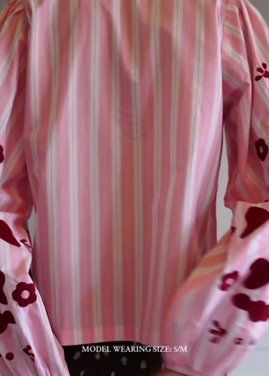 Elisabeth bluse Rose Stripes Sissel Edelbo 